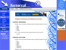 Tablet Screenshot of kursory.pl
