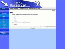 Tablet Screenshot of ikony.kursory.pl